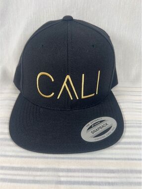 "Cali" Yupoong The Classics Flat Brim Snapback Baseball Hat